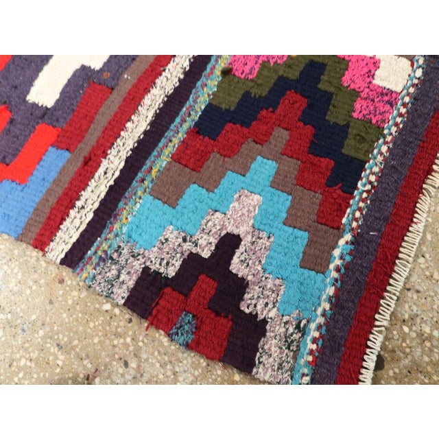 Red Galerie Shabab Collection Mid-20th Century Persian Flatweave Kilim Rug For Sale - Image 8 of 9