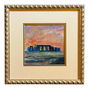 Stonehenge, Original Painting by Satori Gregorakis