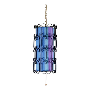 Vintage Arthur Umanoff Grenada Pendant Swag Light Boyuer Scott Hanging Mid Century Modern Retro 60's