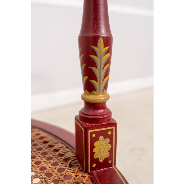 Pair Neoclassical Hand Paint Decorated Adams Style Armchairs For Sale - Image 13 of 18