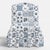Spritely Home Ashburn Ruffle Slipper Chair in Delft Print For Sale - Image 4 of 7