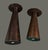 Copper Late 20th Century Arts & Crafts Style Pair of Copper Finish Metal Candle Sticks For Sale - Image 8 of 9