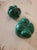 Brutalist Carved Malachite Bulbous Shaped Stones - a Pair For Sale - Image 3 of 9