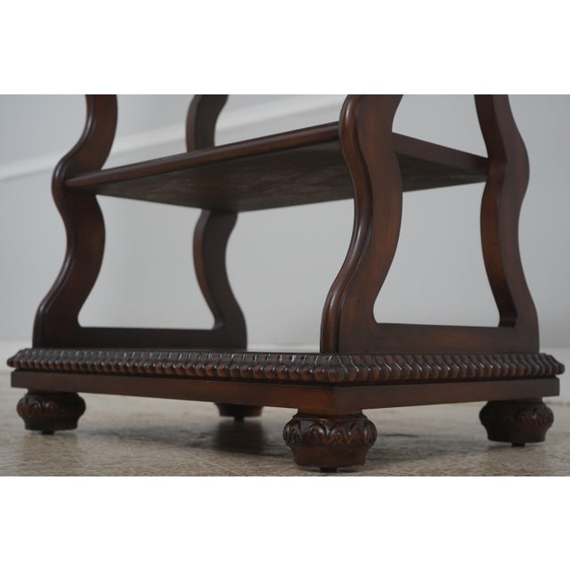 Bernhardt Furniture Mahogany 3 Tier Table For Sale In Philadelphia - Image 6 of 11
