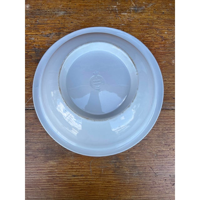 Antique Staffordshire White Ironstone Girard Shape Pitcher & Bowl Set, Circa 1840s For Sale - Image 9 of 17