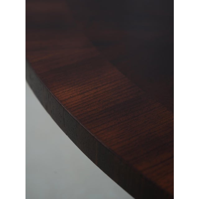 Round Duncan Phyfe Pedestal Base Dining Center Table For Sale - Image 9 of 12