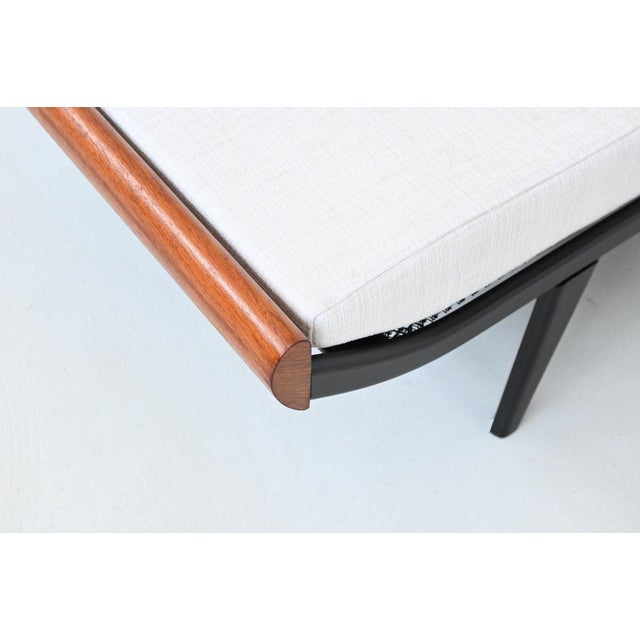 Dutch Cleopatra Daybed in White Fabric by Dick Cordemeijer for Auping, 1954 For Sale - Image 12 of 18