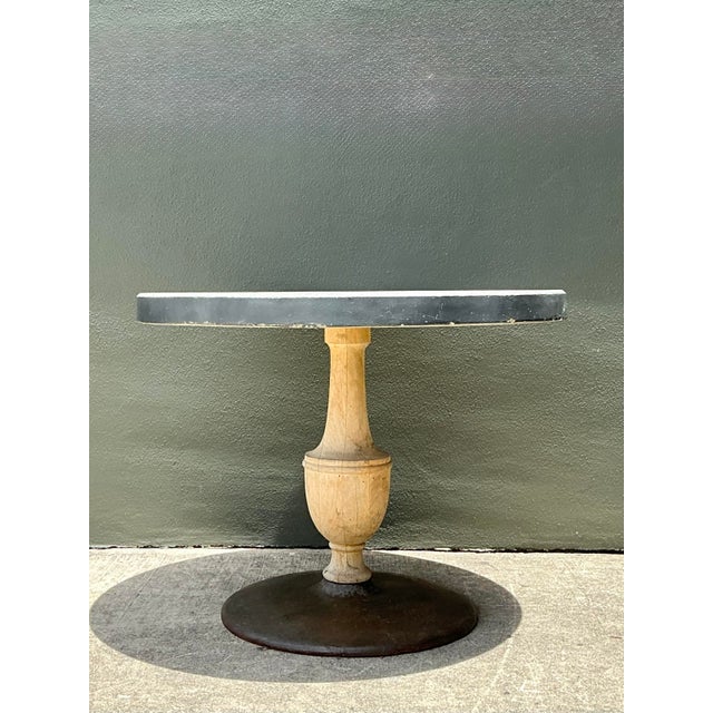Vintage Boho Patinated Cafe Table For Sale - Image 11 of 11