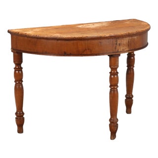 19th Century Walnut Console Table, Italy For Sale