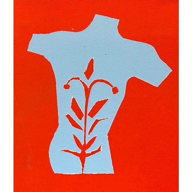 Contemporary Alexandre Schaller, Vital Bonds, Acrylic on Canvas, 1990s For Sale - Image 3 of 9