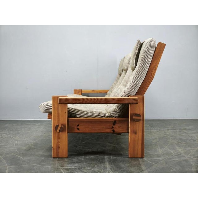 Dymling Three-Seater Pine Sofa by Yngve Ekström for Swedese, 1970s For Sale - Image 14 of 16