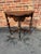 Early 20th Century Edwardian Carved Walnut Stretcher Demilune Console Table, For Sale - Image 4 of 13