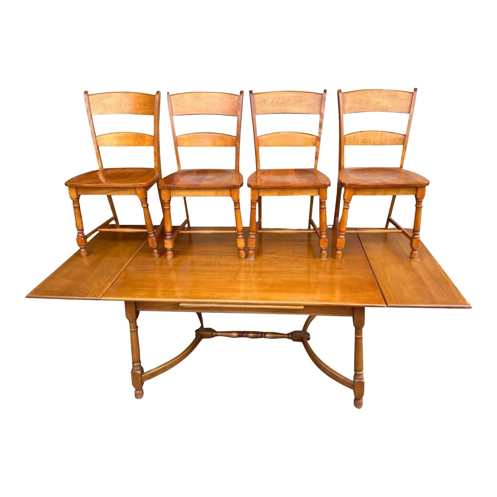 天童木工 / Dining Table / Vintage Stanley Furniture Cherry Contemporary Traditional Style 110