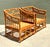 Vintage Loop Rattan Lounge Chairs - A Pair For Sale - Image 10 of 17