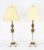Corinthian Column Ormolu & Glass Table Lamps, Mid-20th Century, Set of 4 For Sale - Image 4 of 18