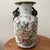 Chinese Late 19th Century Chinese Crackle Glazed Ceramic Porcelain Vase “Paradise Garden“ With Pomegranate Handles For Sale - Image 3 of 12