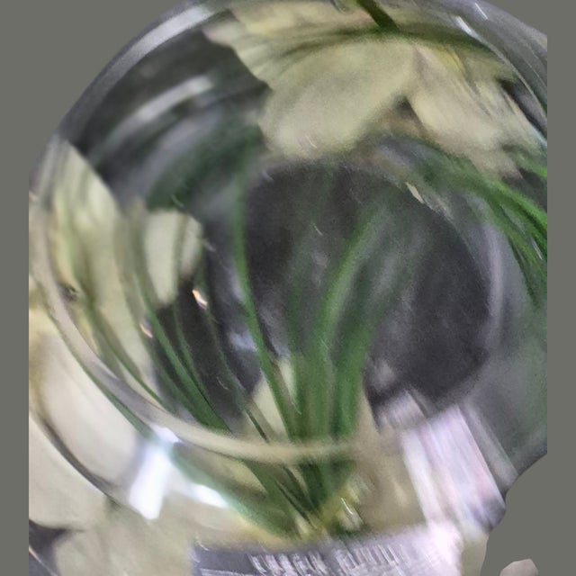 Decorative Emilio Robba Yellow & Pink Phalaenopsis Orchid Flower Bowl For Sale - Image 6 of 10