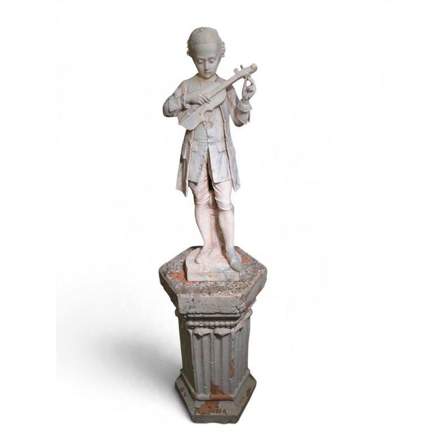 An exceptional and beautifully executed 19th-century italian grand tour alabaster sculpture depicting wolfgang amadeus...