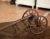 French Early 20th Century French Oak and Iron Wine Bottle Carrier Trolley For Sale - Image 3 of 9