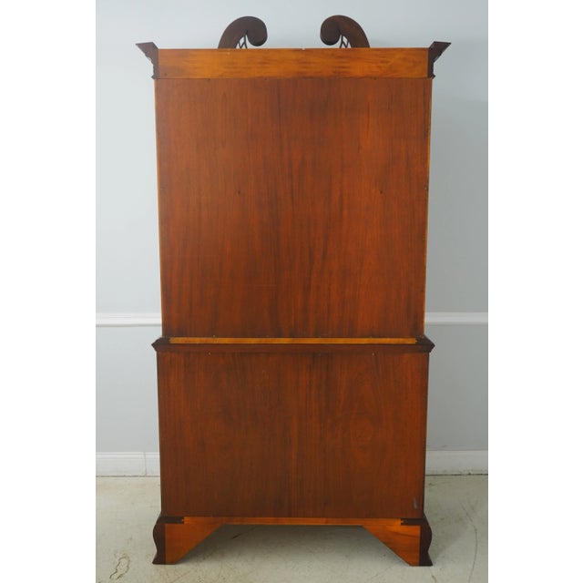 Kindel National Trust 2 Piece Mahogany Chest on Chest For Sale - Image 11 of 12