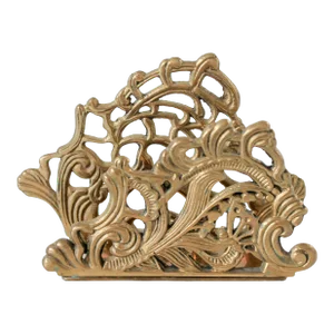 Vintage Brass Napkin or Letter Holder
