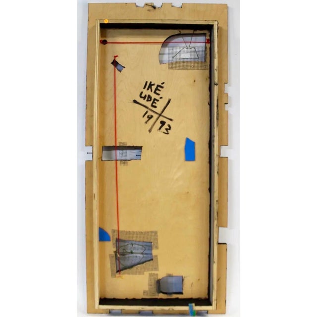 Iké Udé, Large Mixed Media Construction Sculpture Painting Ike Ude African American Art For Sale - Image 9 of 18