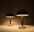Mid-Century Modern Art Deco Style Mushroom Table Lamps from WSB, Germany, 1970s, Set of 2 For Sale - Image 3 of 11