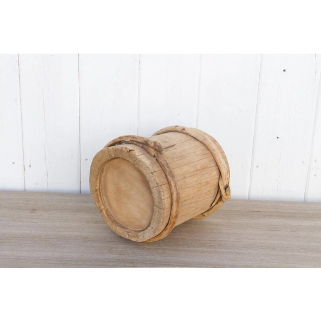 Bleached Wood & Bamboo Container For Sale In Los Angeles - Image 6 of 8