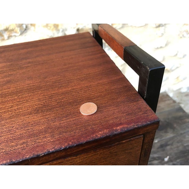 Metal Vintage Side Table with Drawer, 1950s For Sale - Image 7 of 18