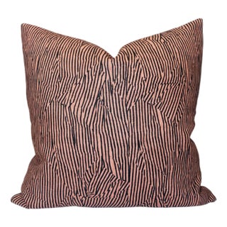 Avant Linen Pillow Cover in Red, 20x20 Pillow For Sale