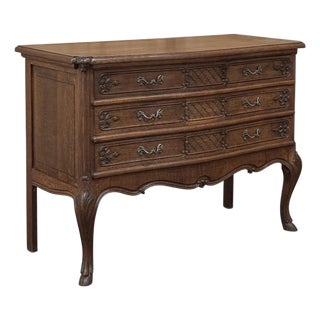 Country French Régence Style Chest of Drawers ~ Commode With Cabriole Legs For Sale