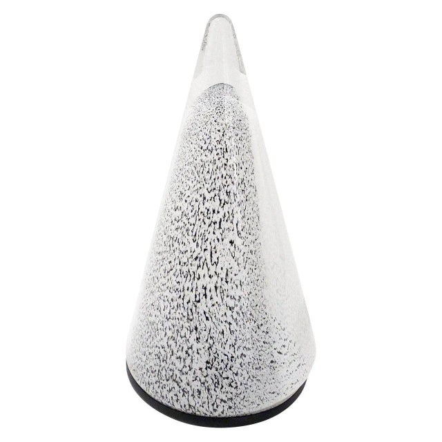 Esperia Murano "Cone" Table Lamp For Sale - Image 4 of 4