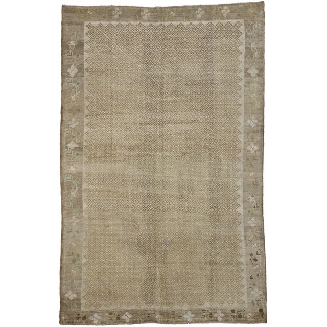 Vintage Turkish Kars Rug - 06'02 X 09'07 For Sale - Image 9 of 9