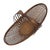 Brown Mid-Century Modern Sculptural Woven Bamboo Canoe Basket 21" For Sale - Image 8 of 11