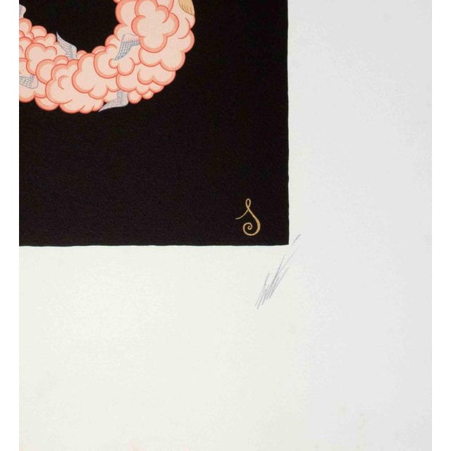 Letter s - from the suite letters of the alphabet is a contemporary artwork realized by erté (romain de tirtoff)....