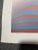 Roy Ahlgren 1981 Roy Ahlgren “Big Sur” Op Art Serigraph For Sale - Image 4 of 7