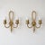 Mid-Century Modern Brass Wall Lights by Angelo Lelii for Arredoluce, 1940s, Set of 2 For Sale - Image 3 of 9