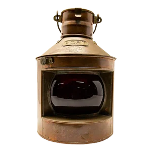 1902 Copper Port Ship Lantern by Tung Woo