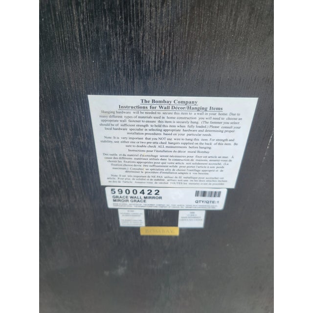 Vintage Bombay Company Hollywood Regency Mirrored Frame Faceted Octagonal Wall Mirror For Sale - Image 11 of 11