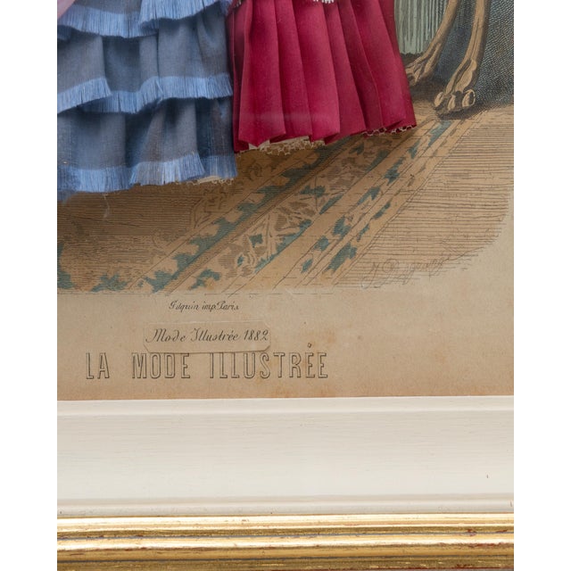 Textile 20th Century French La Mode Illustrée Artwork For Sale - Image 7 of 18