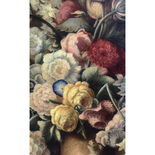 Carlo De Tommasi, Dutch School Floral Still Life, Oil on Canvas, 2013 For Sale - Image 4 of 11