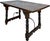 Baroque 18th Century Spanish Baroque Trestle Table in Solid Walnut & Iron For Sale - Image 3 of 7