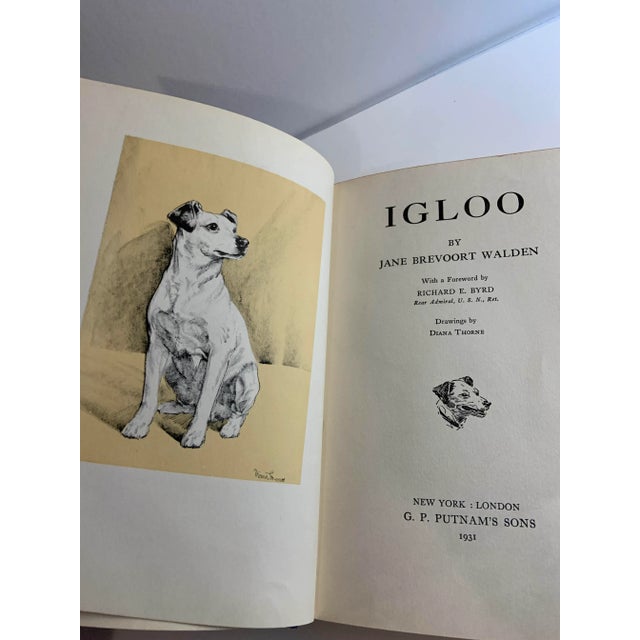 Marvelous vintage book from 1931 about a dog that went to the North Pole with Commander Byrd. Great illustrations by noted...