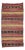 Mid 20th Century Striped Vintage Turkish Kilim Rug For Sale