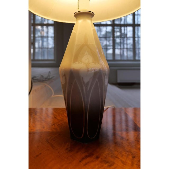 Art Nouveau Ceramic Table Lamp from Rörstrand Sweden, 1900s For Sale - Image 10 of 16