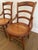 Wood Pair of Late Victorian Early Edwardian Cane Seat Chairs With Carved Tulip Motif For Sale - Image 7 of 17