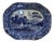19th Century English Blue and White Transferware Plate For Sale