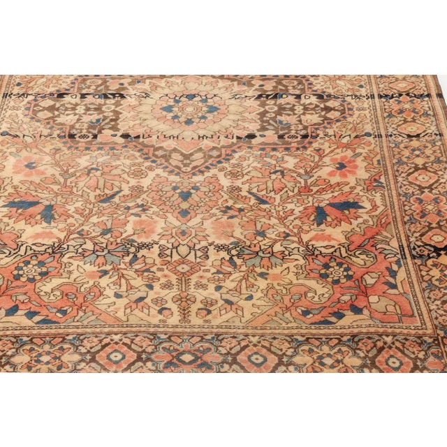 Antique Sarouk rugs are widely known to be extremely diverse, as they can range from flat to pile weaves. Patterns of...