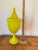 Vintage Tall Yellow Empoli Circus Tent Glass Apothecary Jar For Sale - Image 10 of 10