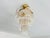 French 1960s French Style Custom Designed Crystal Waterfall Flush Mount Chandelier – 1 Light For Sale - Image 3 of 18